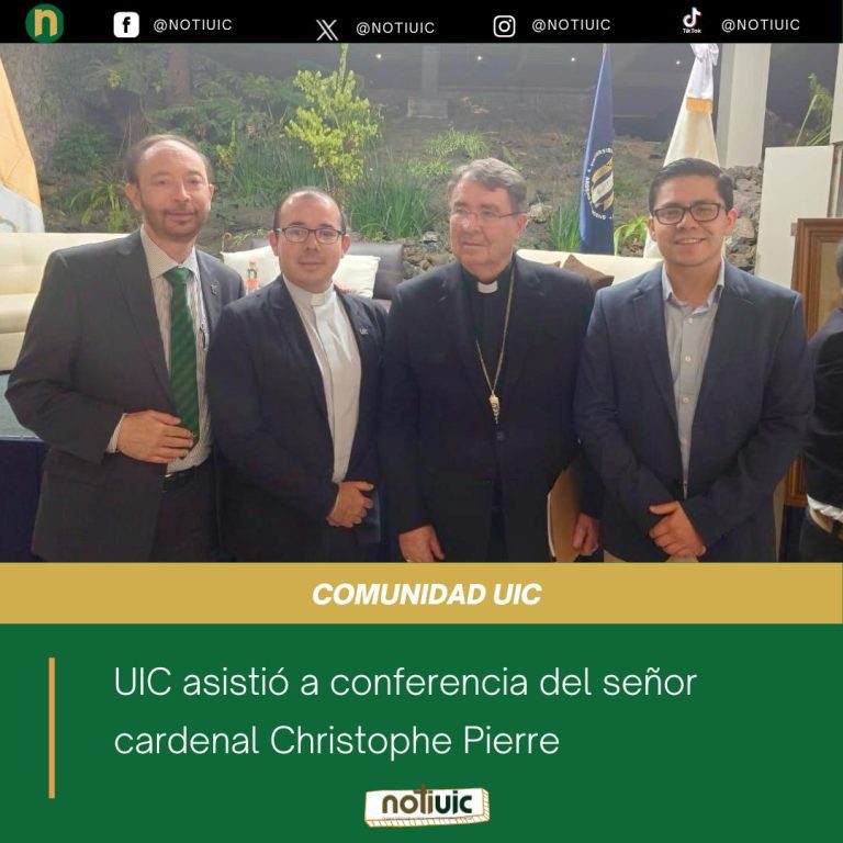 UIC asistió a conferencia del señor cardenal Christophe Pierre