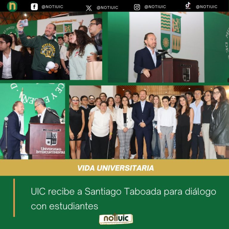 UIC recibe a Santiago Taboada para diálogo con estudiantes