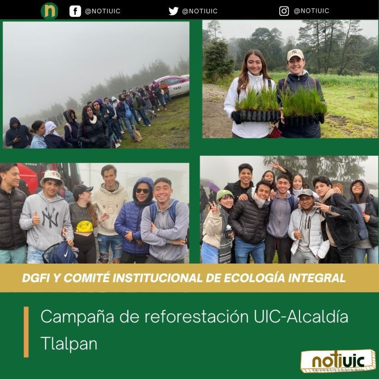 Campaña de reforestación UIC-Alcaldía Tlalpan