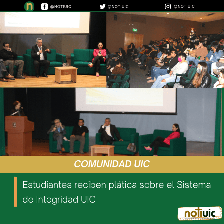 Estudiantes reciben plática sobre el Sistema de Integridad UIC