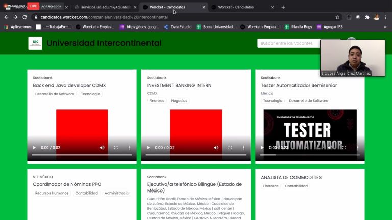 Presentación de la Plataforma de empleo con inteligencia artificial UIC