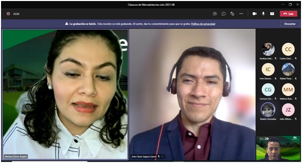 Ceremonia de clausura del Diplomado en Mercadotecnia Digital y Publicidad en Redes Sociales