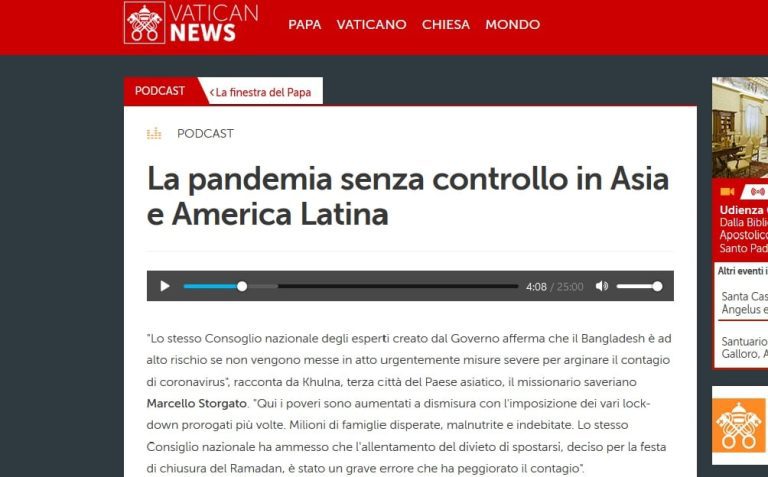 Participa alumno de Español en entrevista para Vatican News